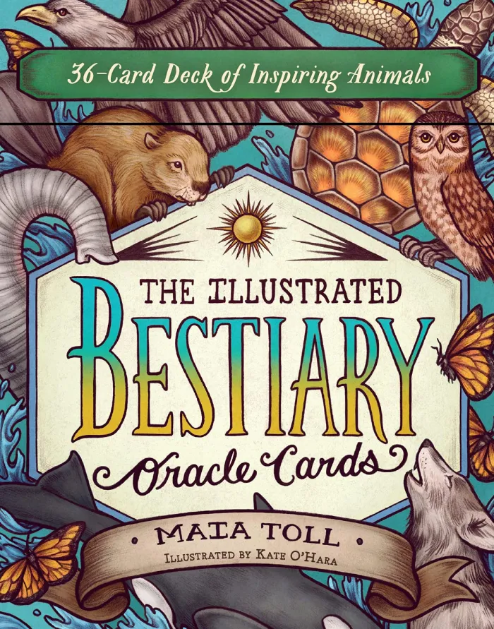 The Illustrated Bestiary Oracle Cards: 36-Card Deck of Inspiring Animals