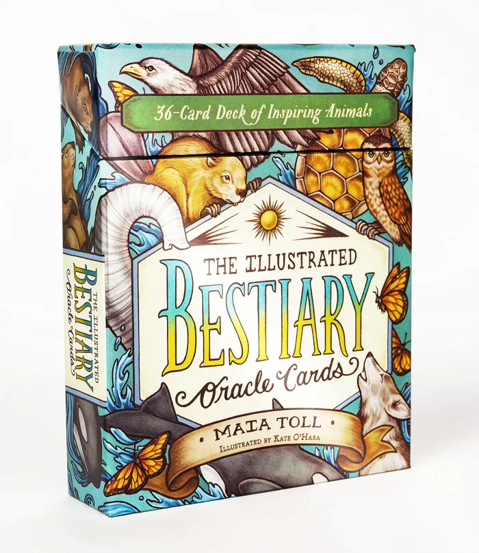 The Illustrated Bestiary Oracle Cards: 36-Card Deck of Inspiring Animals