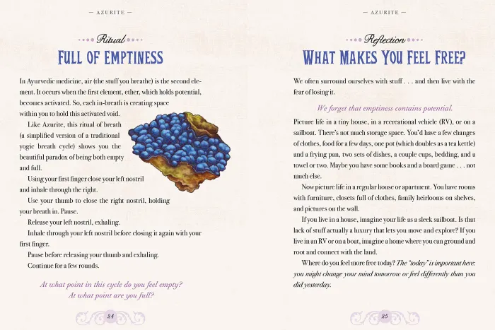 The Illustrated Crystallary: Guidance and Rituals from 36 Magical Gems & Minerals