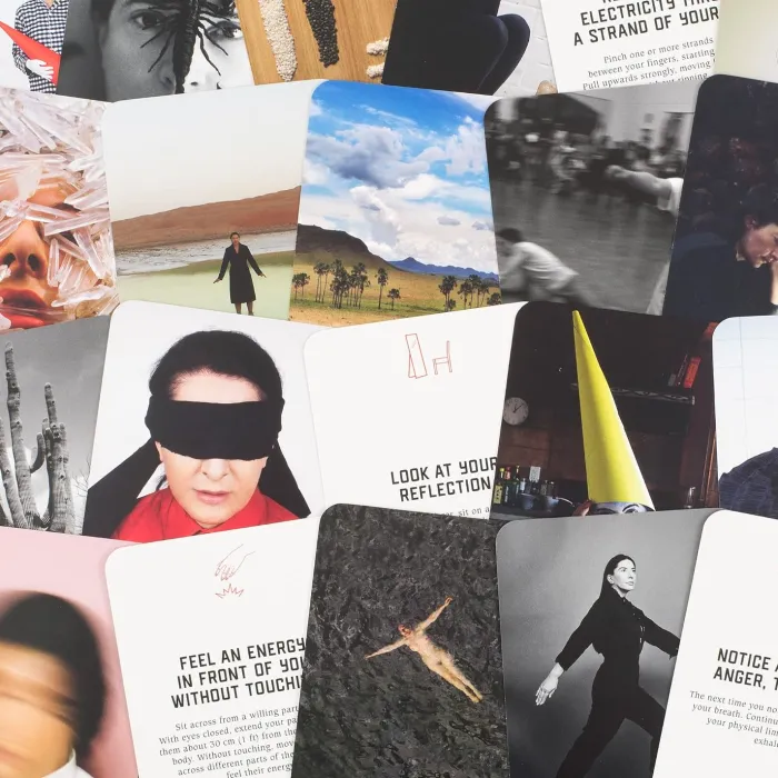 The Marina Abramovic Method: Instruction Cards to Reboot Your Life
