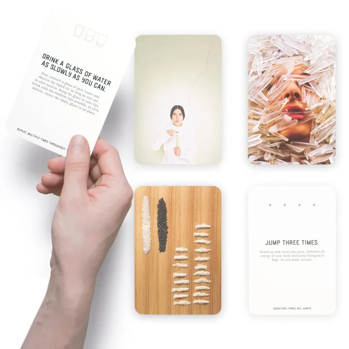 The Marina Abramovic Method: Instruction Cards to Reboot Your Life