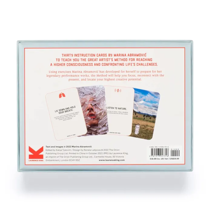 The Marina Abramovic Method: Instruction Cards to Reboot Your Life