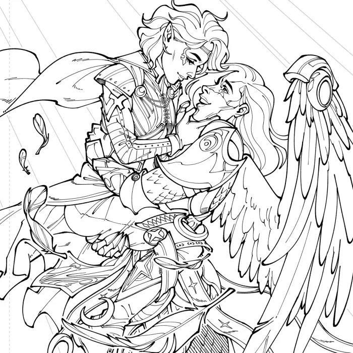 The Official Baldur's Gate 3 Coloring Book