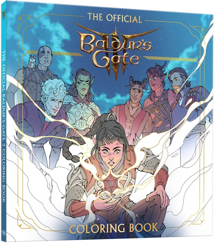The Official Baldur's Gate 3 Coloring Book
