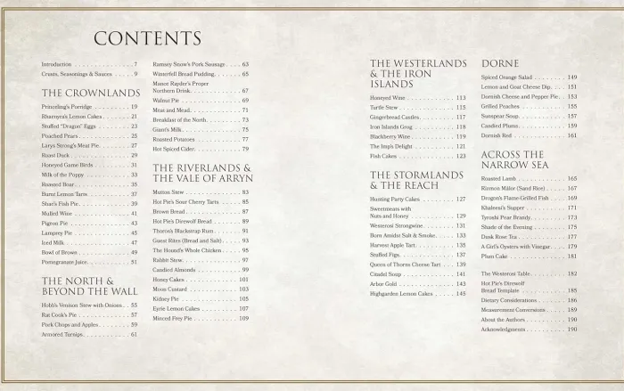The Official Westeros Cookbook: Recipes from Game of Thrones and House of the Dragon