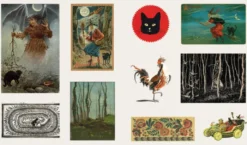 The Sticker Treasury of Ghosts & Dark Curiosities: An eclectic book of stickers for journaling, collaging, scrapbooking and more