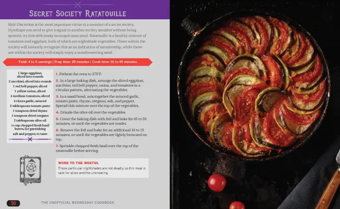 The Unofficial Wednesday Cookbook: Recipes Inspired by the Deliciously Macabre TV Show