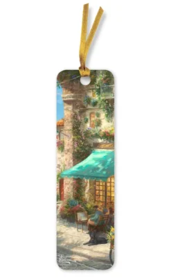 Thomas Kinkade Studios: Italian Café bookmark
