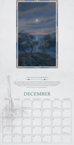 Tolkien Calendar 2026: The Great Tales of Middle-earth