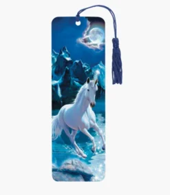 Unicorn 3-D Bookmark