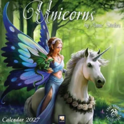 Unicorns by Anne Stokes Wall Calendar 2027 (Art Calendar)