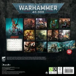Warhammer 2026 Square Calendar