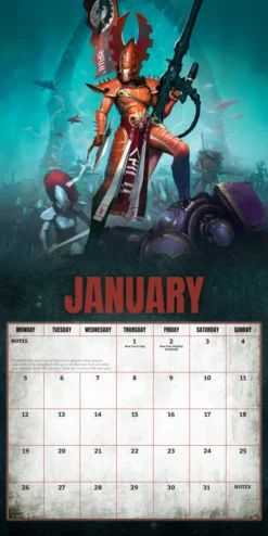 Warhammer 2026 Square Calendar