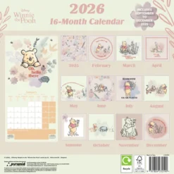 Winnie the Pooh 2026 Square Calendar